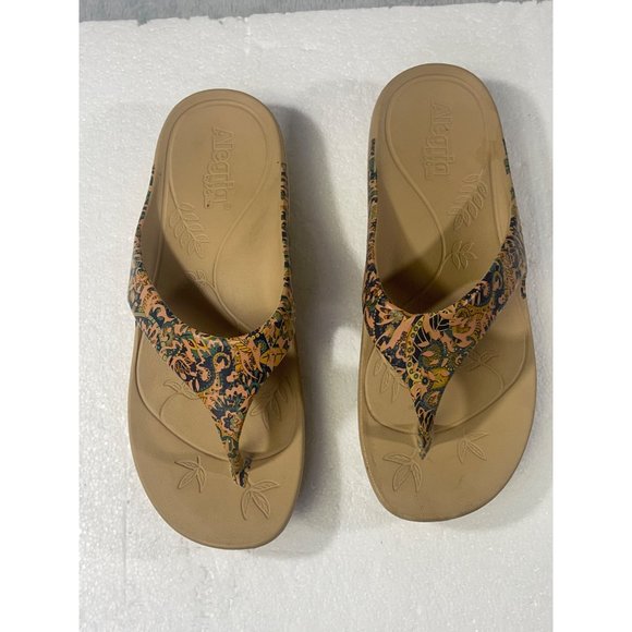 Alegria Sandals Women's size US 9 EU 39 Country Road Floral Lightweight Thong - Picture 7 of 16